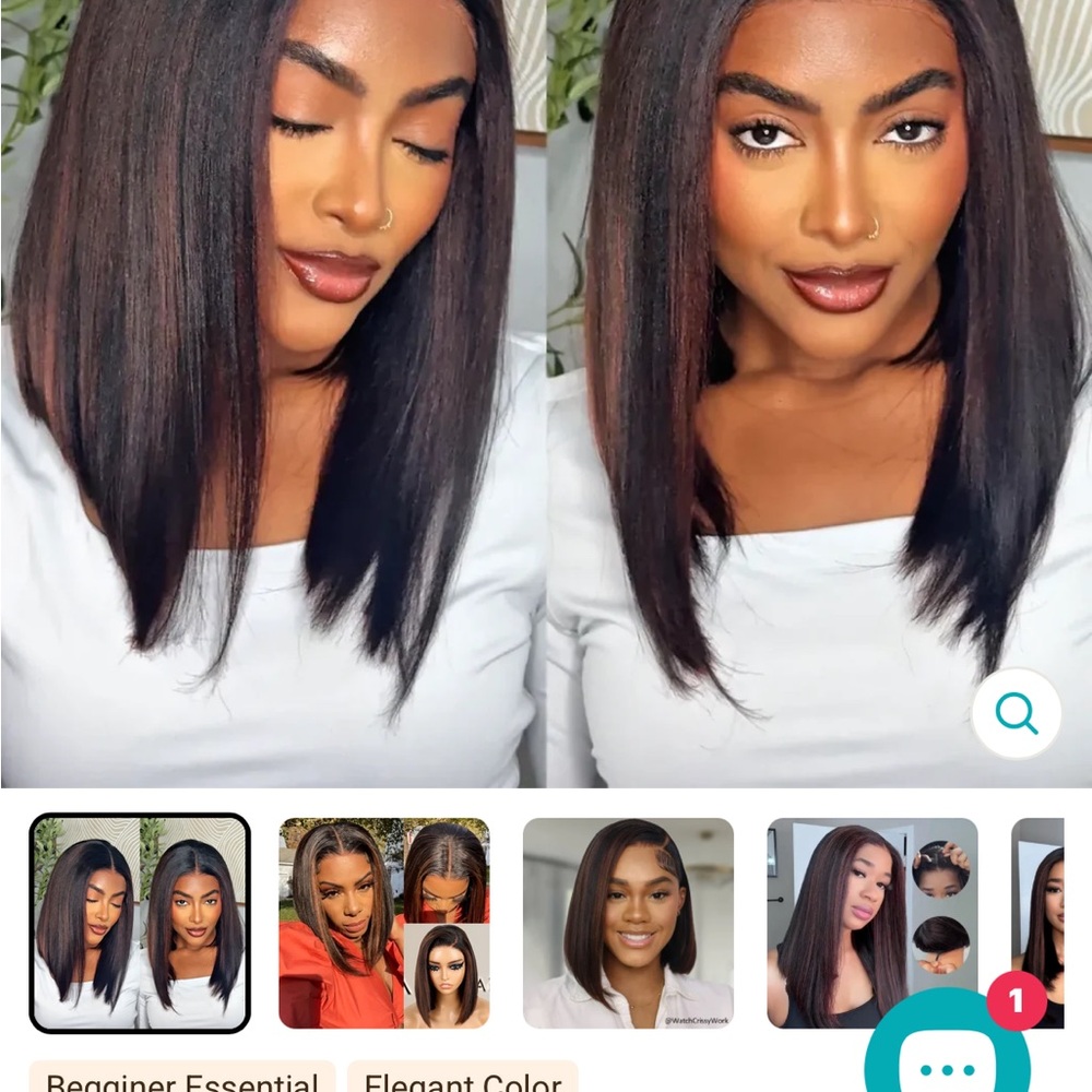 Bob human Hair Wig